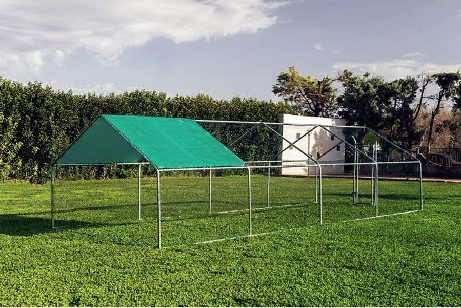 Gabbia per animali da esterno - Recinto per Polli 3 x 8m x 2m H - 24 mq in Pollai e gabbie CarrelloDigitale.it - Seclì, commercioVirtuoso.it