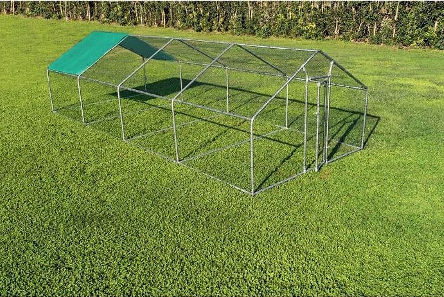 Gabbia per animali da esterno - Recinto per Polli 3 x 8m x 2m H - 24 mq in Pollai e gabbie CarrelloDigitale.it - Seclì, commercioVirtuoso.it