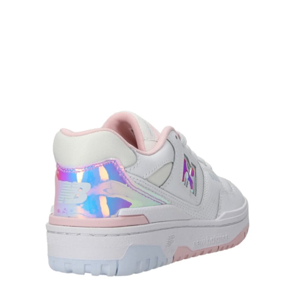 NEW BALANCE Sneakers Donna art. GSB550HW in pelle White Pink Irid in prodotto Bilello Shop - San Giovanni in Fiore, commercioVirtuoso.it