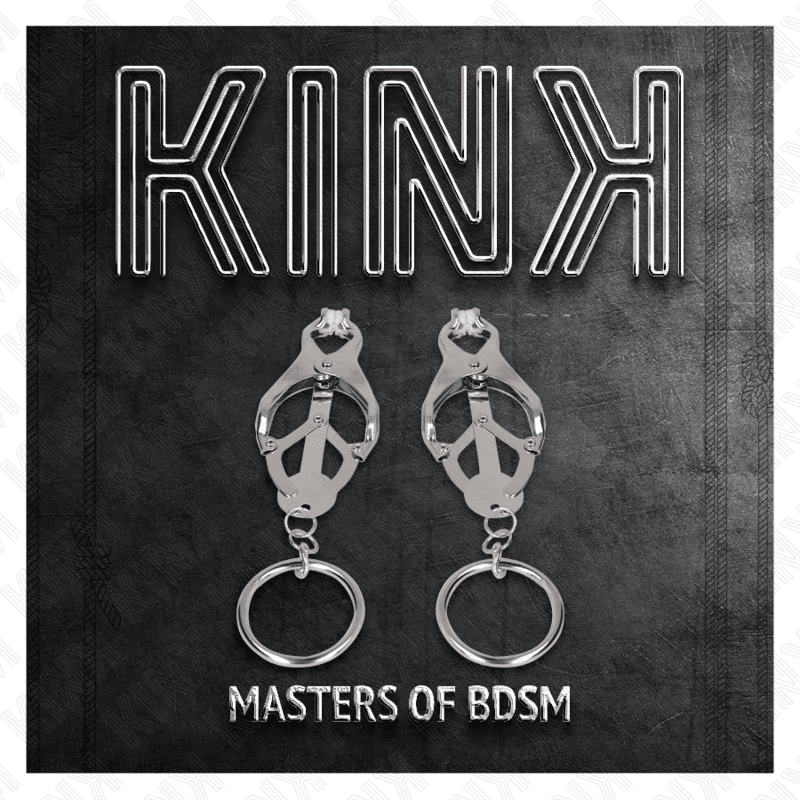 KINK - MORSETTI PER CAPEZZOLI CON O-RING TRIFOGLIO GIAPPONESE ARGENTO in Pinze Desideria Shop - Latina, commercioVirtuoso.it