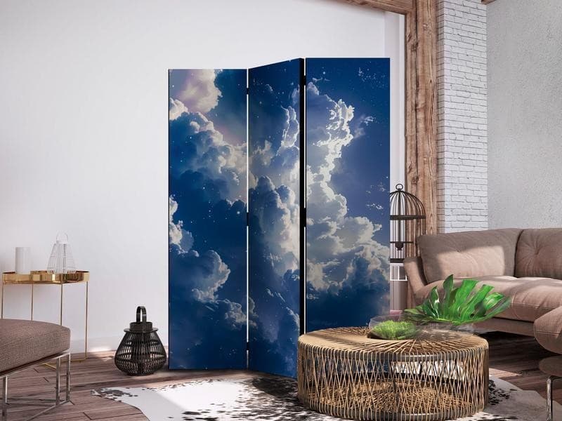 Paravento - Starry Clouds and Gentle Light Over a Corner of the Sky in Paraventi Collezione Casa - Trebisacce, commercioVirtuoso.it
