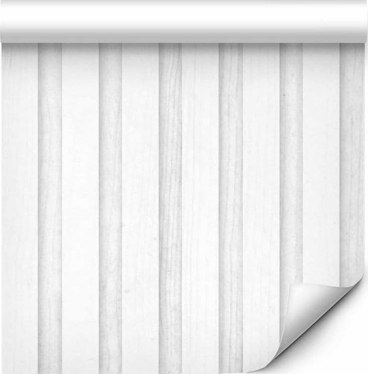 Tappezzeria murale - Wooden Texture - Symmetrical vertical lines on a white background in Carta da parati Collezione Casa - Trebisacce, commercioVirtuoso.it