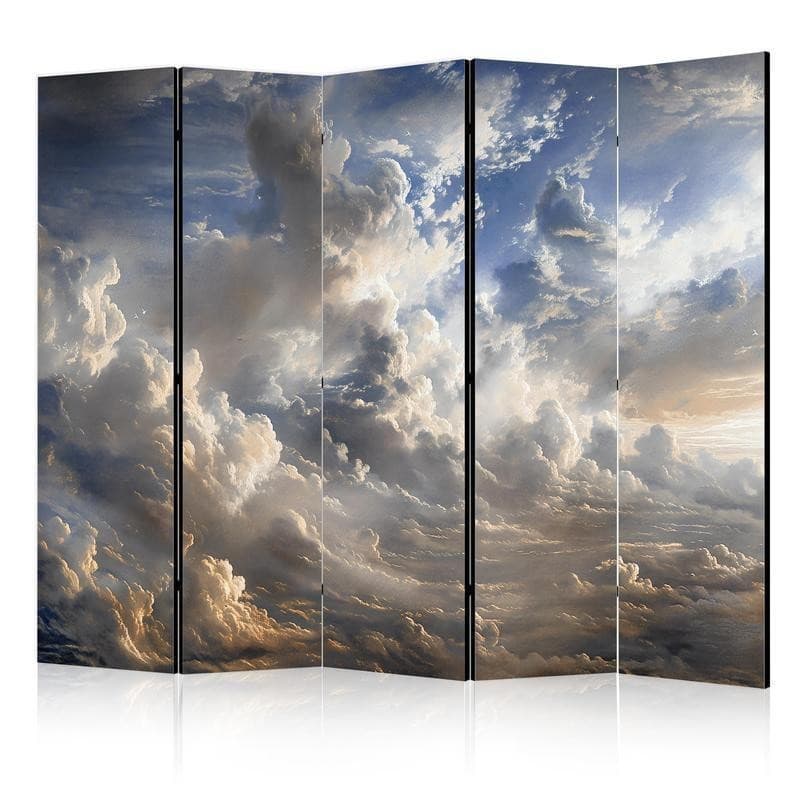Paravento - Golden Reflections on Clouds Foreshadowing Dusk in Tende da doccia Collezione Casa - Trebisacce, commercioVirtuoso.it