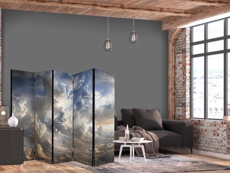 Paravento - Golden Reflections on Clouds Foreshadowing Dusk in Tende da doccia Collezione Casa - Trebisacce, commercioVirtuoso.it