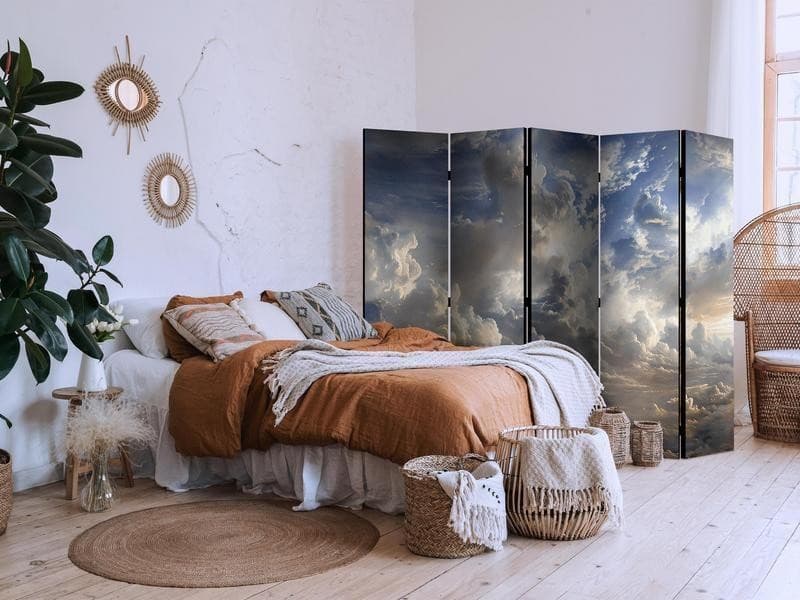 Paravento - Golden Reflections on Clouds Foreshadowing Dusk in Tende da doccia Collezione Casa - Trebisacce, commercioVirtuoso.it