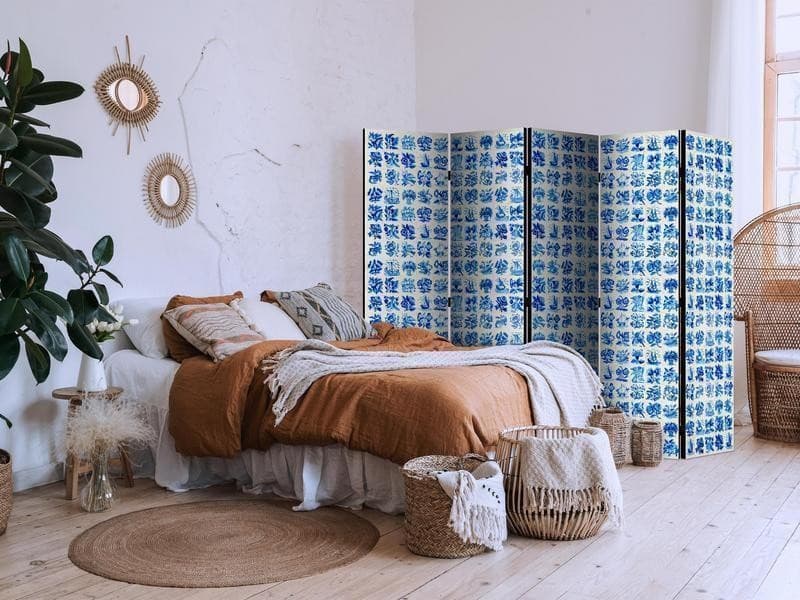 Paravento - Ceramic Tiles - Traditional Portuguese Blue Tiles Azulejos in Piastrelle di ceramica Collezione Casa - Trebisacce, commercioVirtuoso.it