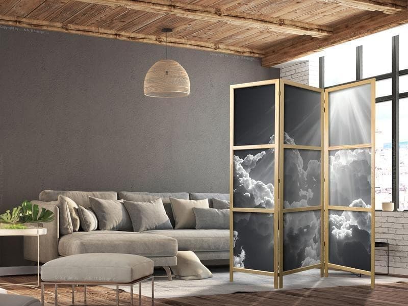 Paravento giapponese a tre ante Speranza tra le nuvole in Paraventi Collezione Casa - Trebisacce, commercioVirtuoso.it