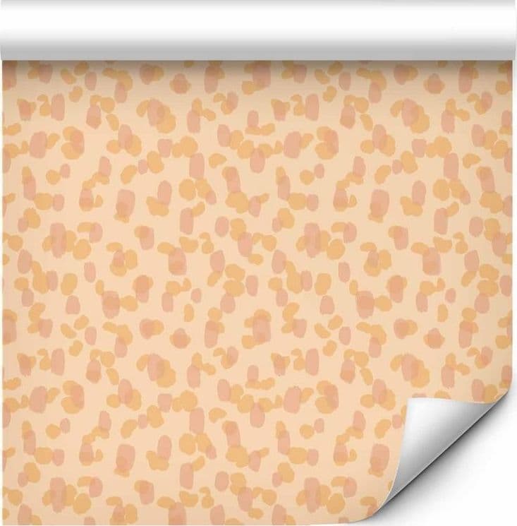 Tappezzeria murale - Tiny Dots - optimistic pattern in peach colors in Arazzi e tappezzeria Collezione Casa - Trebisacce, commercioVirtuoso.it
