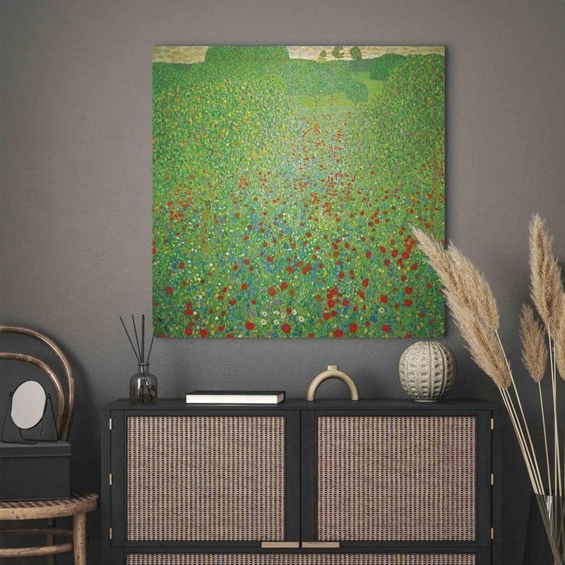 Quadro - Poppy Field (Gustav Klimt) in Poster e stampe Collezione Casa - Trebisacce, commercioVirtuoso.it