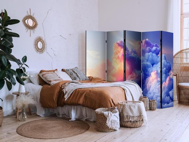 Paravento - Clouds Like Painted: Artistic Brushes of Dawn Painting the Sky in Arazzi e tappezzeria Collezione Casa - Trebisacce, commercioVirtuoso.it