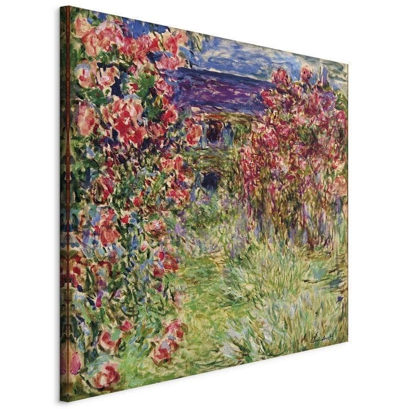 Quadro - La maison dans les roses (Claude Monet) in Poster e stampe Collezione Casa - Trebisacce, commercioVirtuoso.it