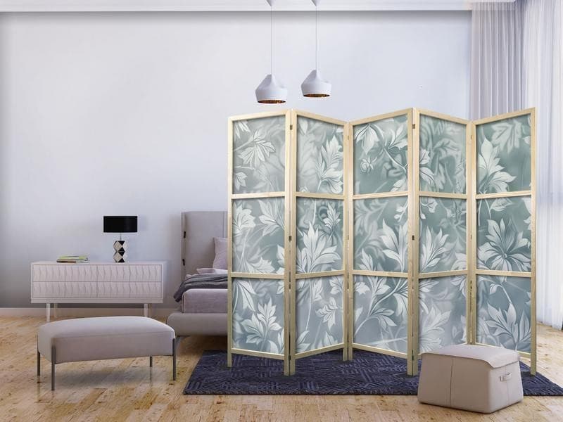 Paravento giapponese Foglie ornamentali 5 ante in Paraventi Collezione Casa - Trebisacce, commercioVirtuoso.it