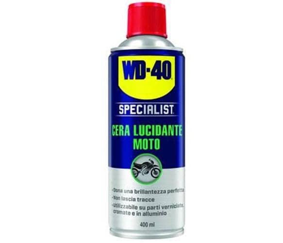 WD-40 SPECIALIST MOTO SPRAY CERA LUCIDANTE - ml.400 spray in prodotto EuroStore07 - Alatri, commercioVirtuoso.it