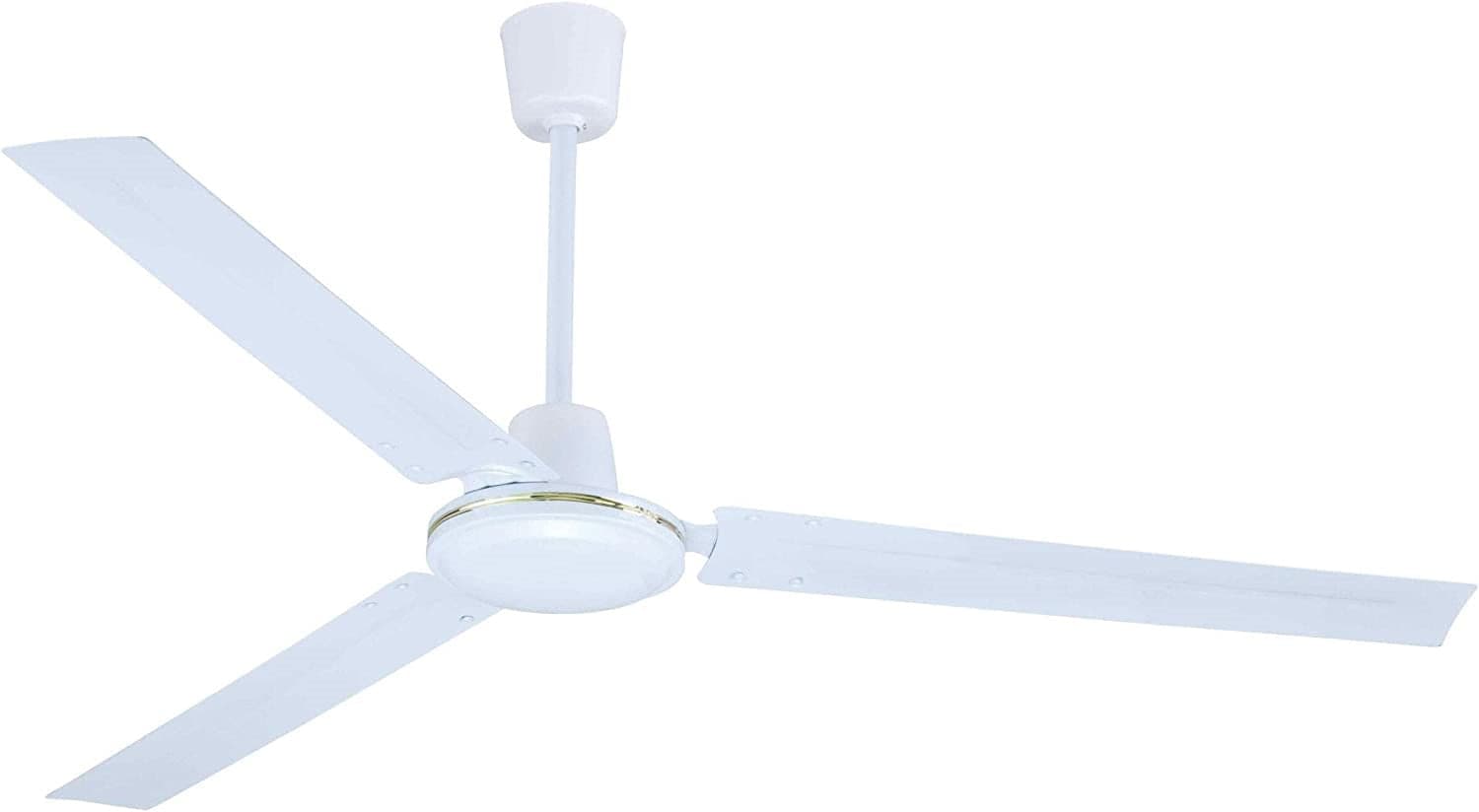 VENTILATORE BIANCO DA SOFFITO CON SELETTORE A PARETE ø 140 cm - in prodotto EuroStore07 - Alatri, commercioVirtuoso.it