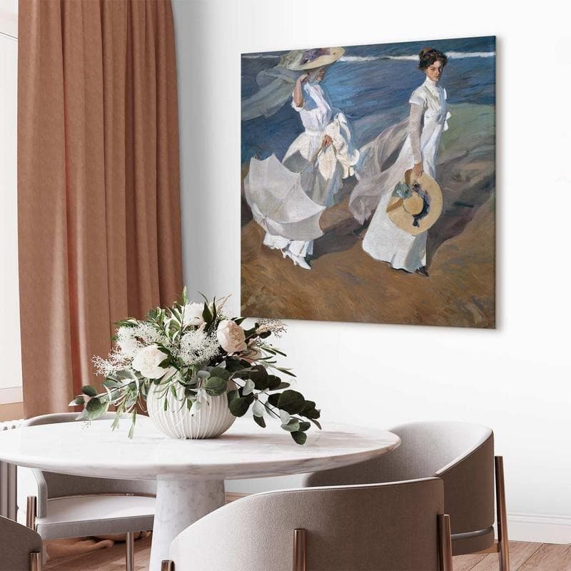 Quadro - Strolling along the Seashore (Joaquín Sorolla y Bastida) in Poster e stampe Collezione Casa - Trebisacce, commercioVirtuoso.it