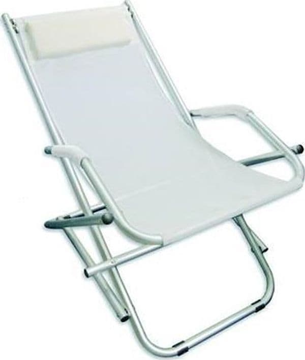 SDRAIO IN ALLUMINIO BIANCO - cm.54x97x77h. - in prodotto EuroStore07 - Alatri, commercioVirtuoso.it