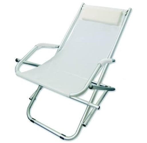 SDRAIO IN ALLUMINIO BIANCO - cm.54x97x77h. - in prodotto EuroStore07 - Alatri, commercioVirtuoso.it