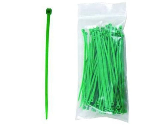 FASCETTE NYLON VERDI IN CONFEZIONE PEZZI 100 - mm.2,5x100 - - PZ 100 in prodotto EuroStore07 - Alatri, commercioVirtuoso.it