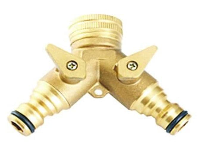 PRESA A RUBINETTO IN OTTONE DUE INNESTI RAPIDI femmina 3/4 IRRIGAZIONE in prodotto EuroStore07 - Alatri, commercioVirtuoso.it