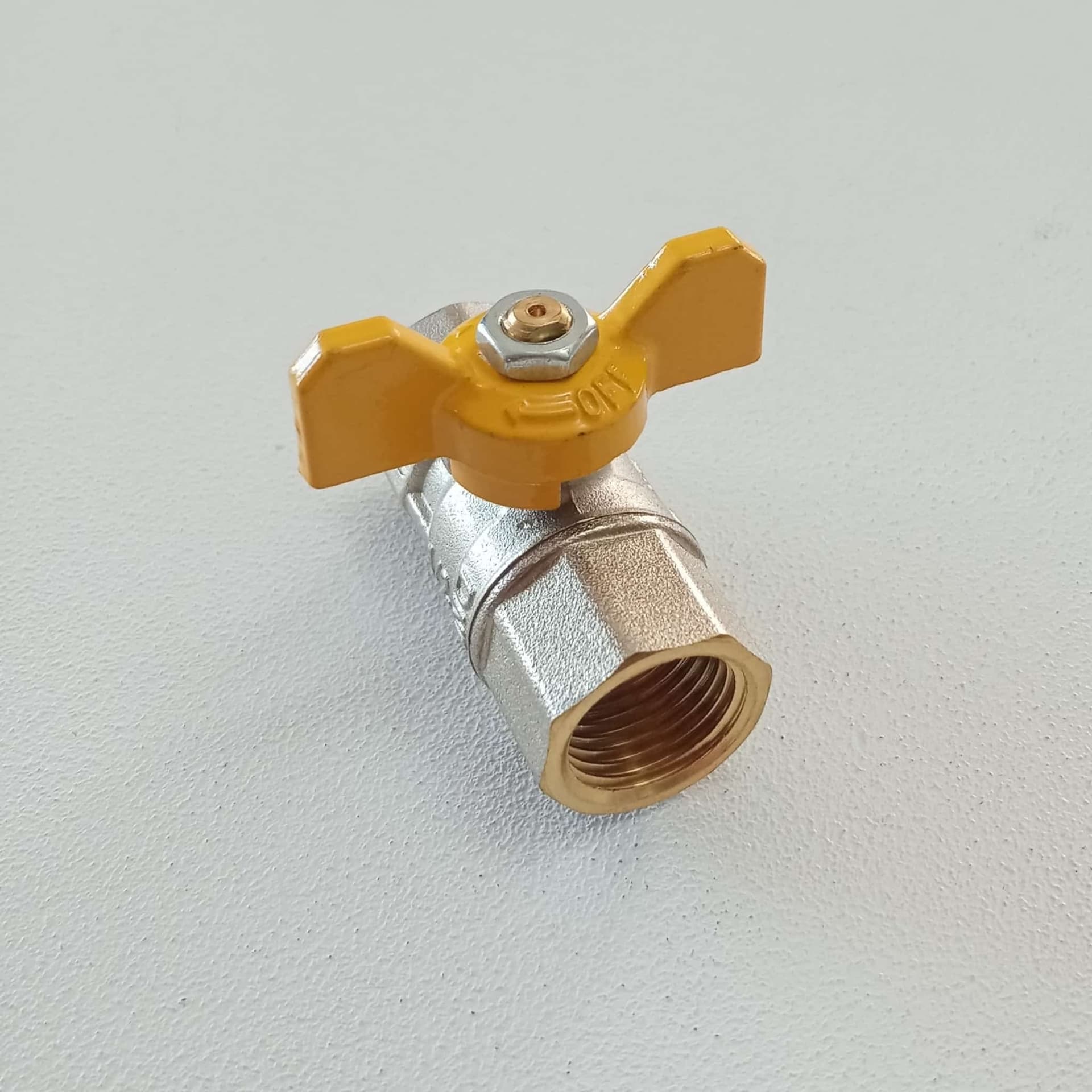 Tiemme 1" valvola a sfera saracinesca gas FF leva corta farfalla gialla in Valvole a sfera Aloiserw.com - Altomonte, commercioVirtuoso.it