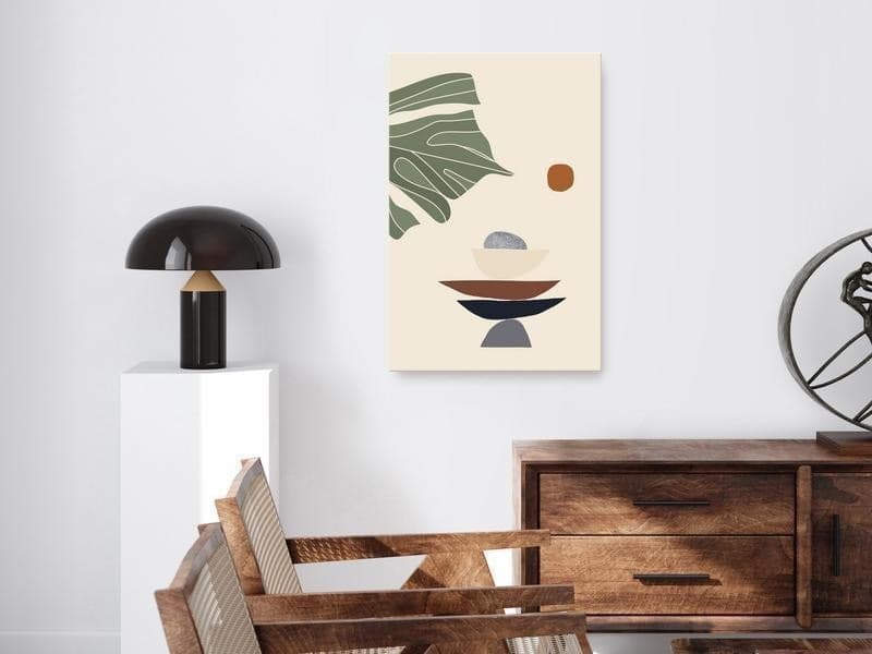 Quadro - On the Sunny Terrace (1 Part) Vertical in Poster e stampe Collezione Casa - Trebisacce, commercioVirtuoso.it