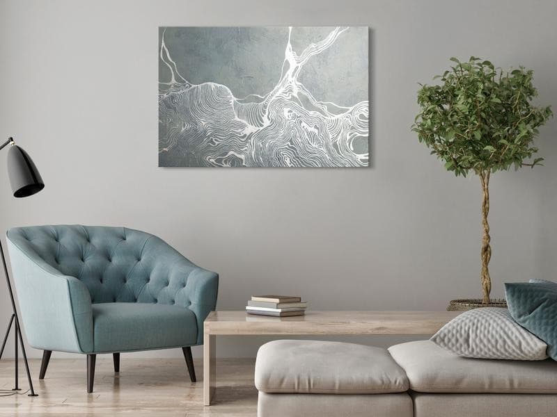 Quadro - Harmony of Lines (1 Part) Wide in Poster e stampe Collezione Casa - Trebisacce, commercioVirtuoso.it