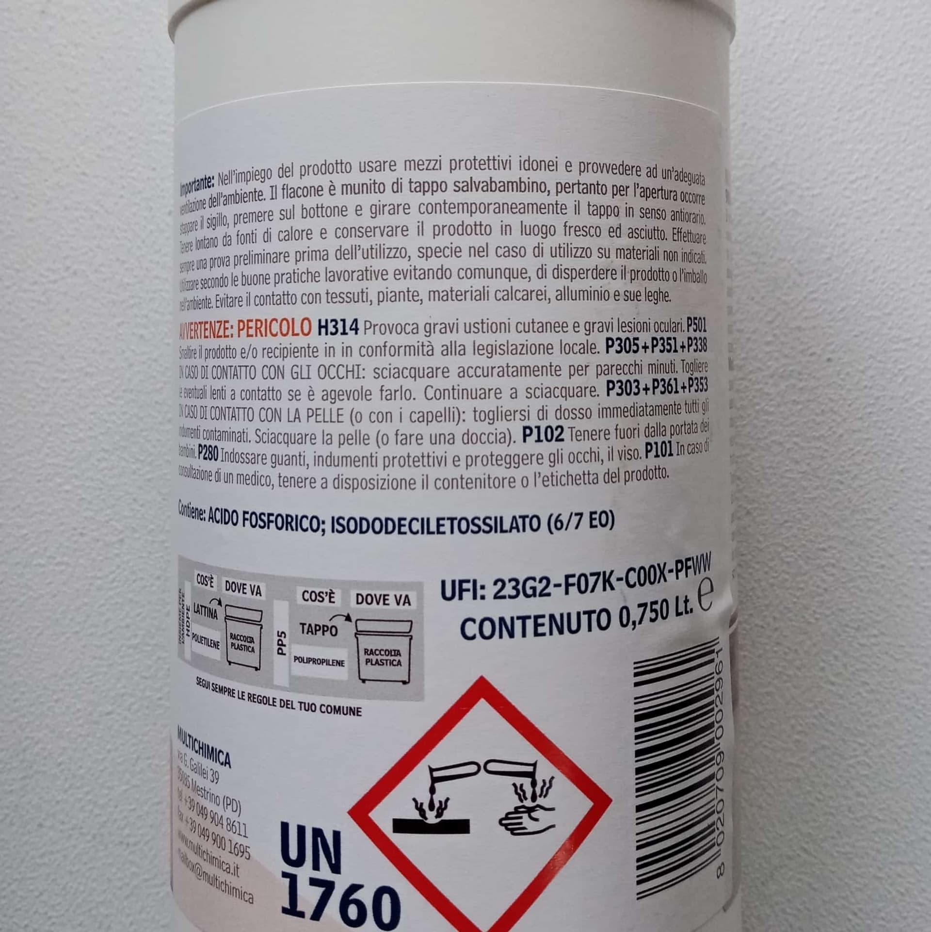 Neox 3D 750ml disossidante decalcificante disincrostante in Disincrostanti e decalcificanti Aloiserw.com - Altomonte, commercioVirtuoso.it