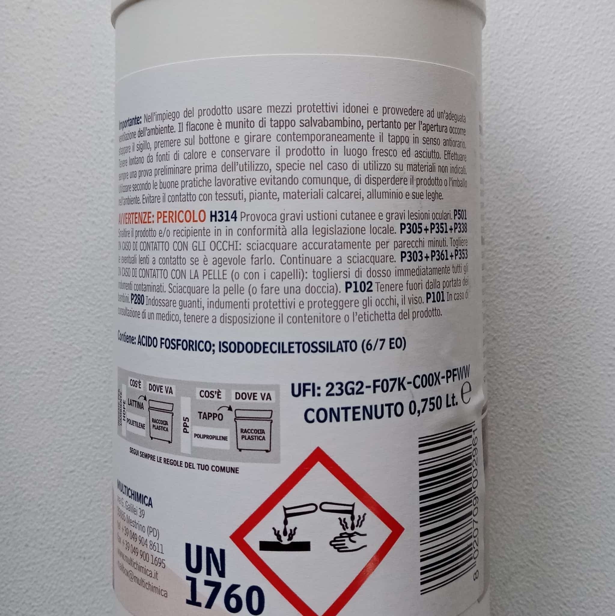 Neox 3D 750ml disossidante decalcificante disincrostante in Disincrostanti e decalcificanti Aloiserw.com - Altomonte, commercioVirtuoso.it