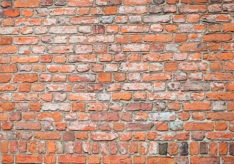 Carta da parati - Loft Wall - Pattern Imitating an Old Red Brick in Carta da parati Collezione Casa - Trebisacce, commercioVirtuoso.it