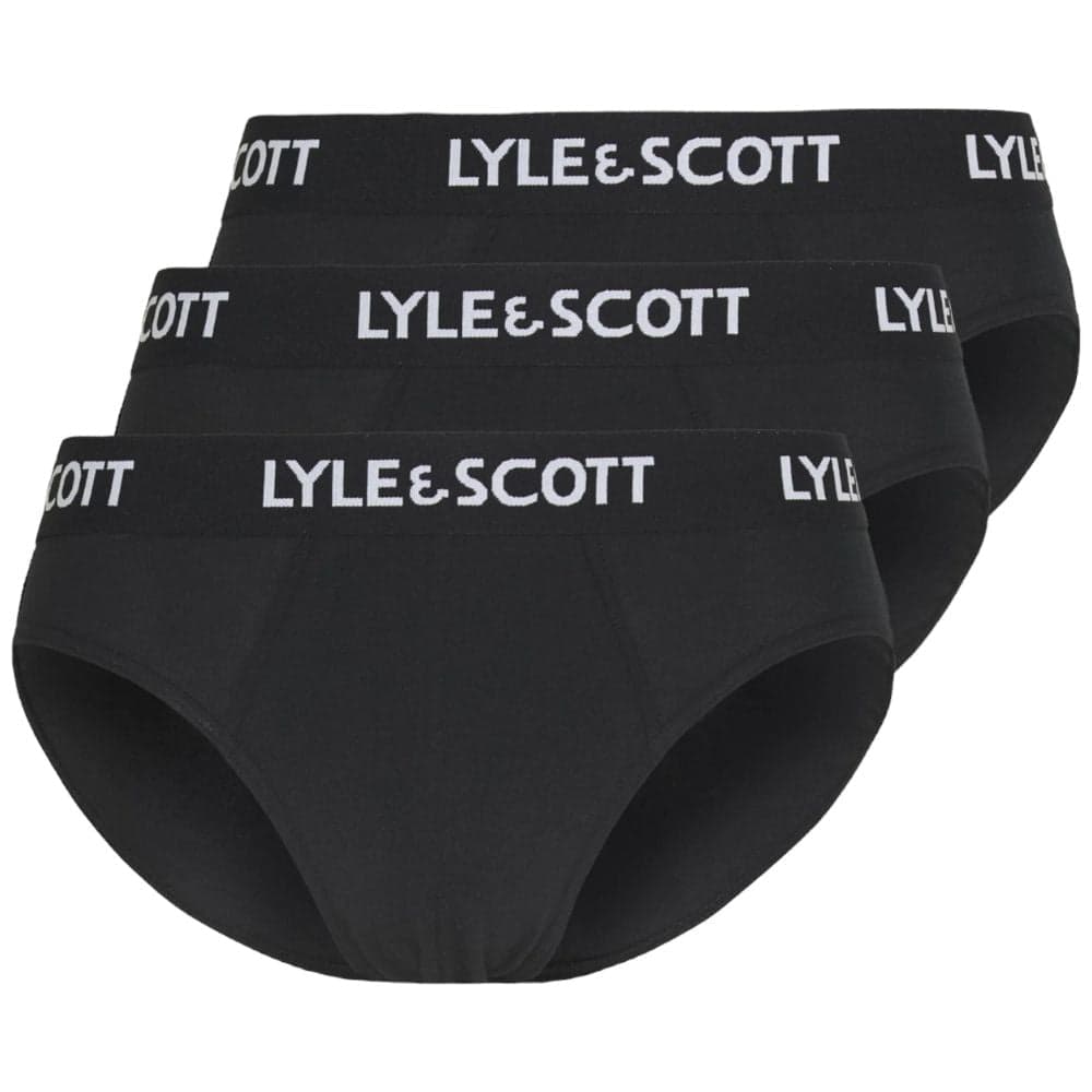 Lyle & Scott Slip uomo pack 3 pezzi neri