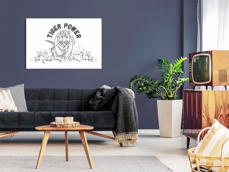 Quadro - Tiger Power (1 Part) Wide in Poster e stampe Collezione Casa - Trebisacce, commercioVirtuoso.it