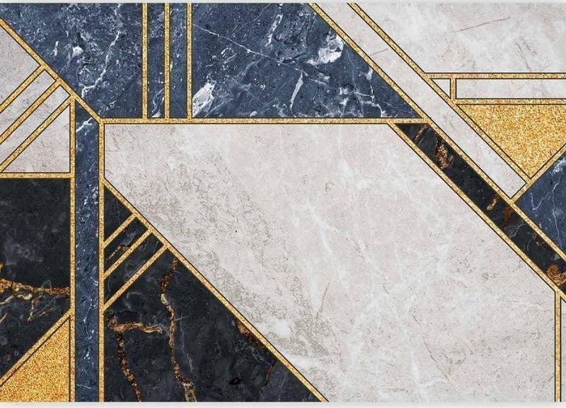 Carta da parati - Expressive Pattern in Gold and Garnet in Carta da parati Collezione Casa - Trebisacce, commercioVirtuoso.it