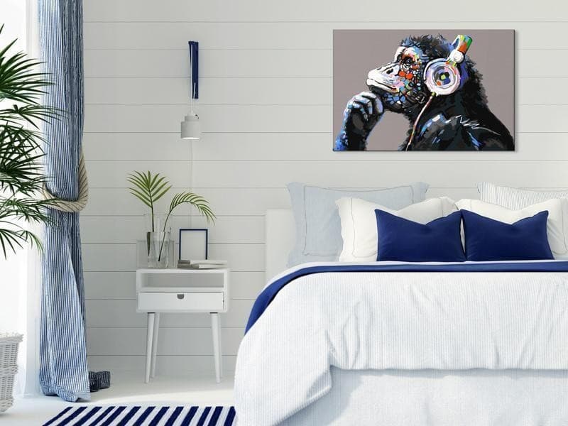 Quadro fai da te - Musical Monkey in Dipingere con i numeri Collezione Casa - Trebisacce, commercioVirtuoso.it