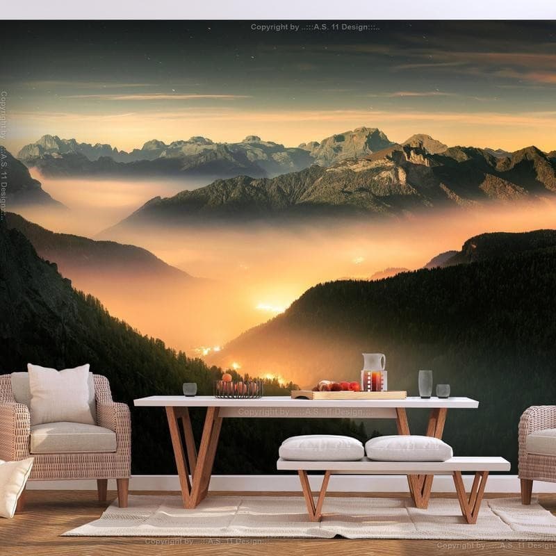 Carta da parati - Mountain Breath - Third Variant in Carta da parati Collezione Casa - Trebisacce, commercioVirtuoso.it