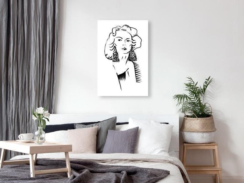 Quadro - Romantic Blonde (1 Part) Vertical in Poster e stampe Collezione Casa - Trebisacce, commercioVirtuoso.it