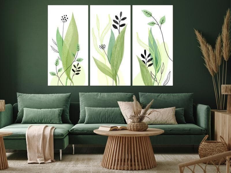 Quadro - Green Day (3 Parts) in Poster e stampe Collezione Casa - Trebisacce, commercioVirtuoso.it
