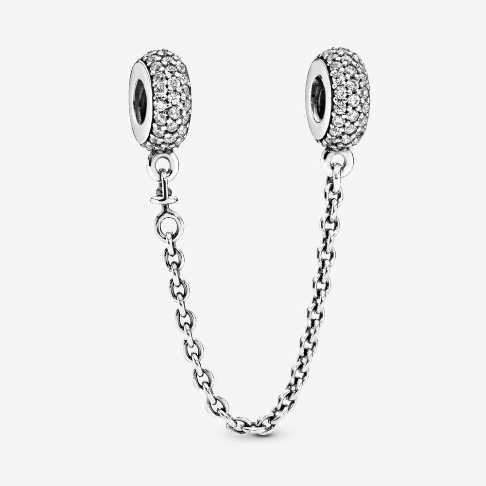 PANDORA Catena di sicurezza con pavé scintillante in Bead Charm Alba Gioielli - Casoria, commercioVirtuoso.it