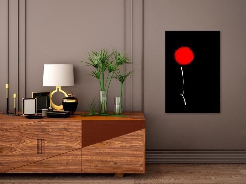 Quadro - Minimalist Flower (1 Part) Vertical in Poster e stampe Collezione Casa - Trebisacce, commercioVirtuoso.it