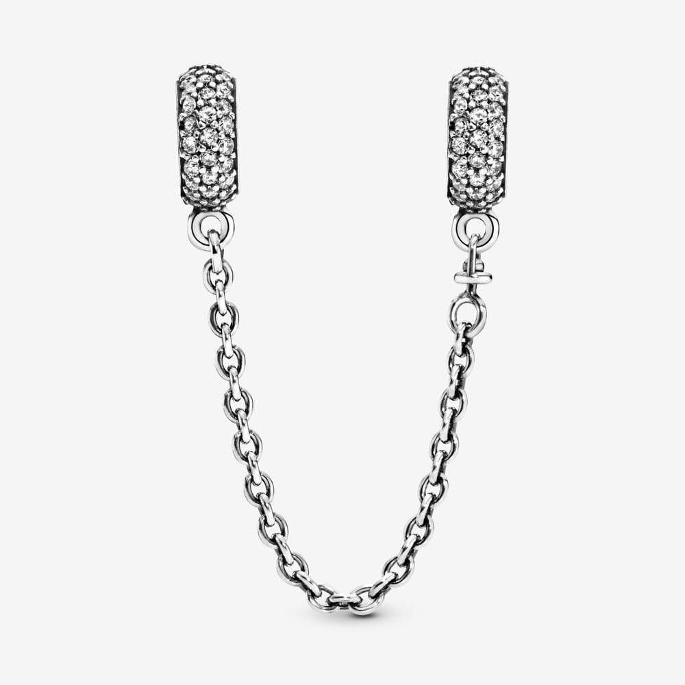 PANDORA Catena di sicurezza con pavé scintillante in Bead Charm Alba Gioielli - Casoria, commercioVirtuoso.it