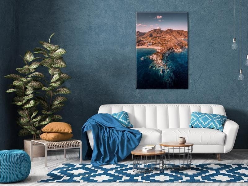Quadro - Cliff in Kalamitsi (1 Part) Vertical in Poster e stampe Collezione Casa - Trebisacce, commercioVirtuoso.it