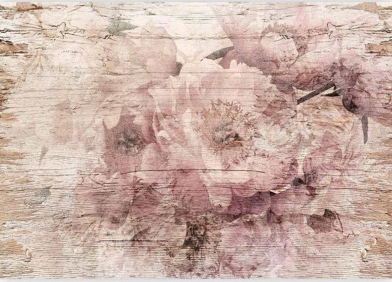 Carta da parati - Flowers on Boards in Carta da parati Collezione Casa - Trebisacce, commercioVirtuoso.it