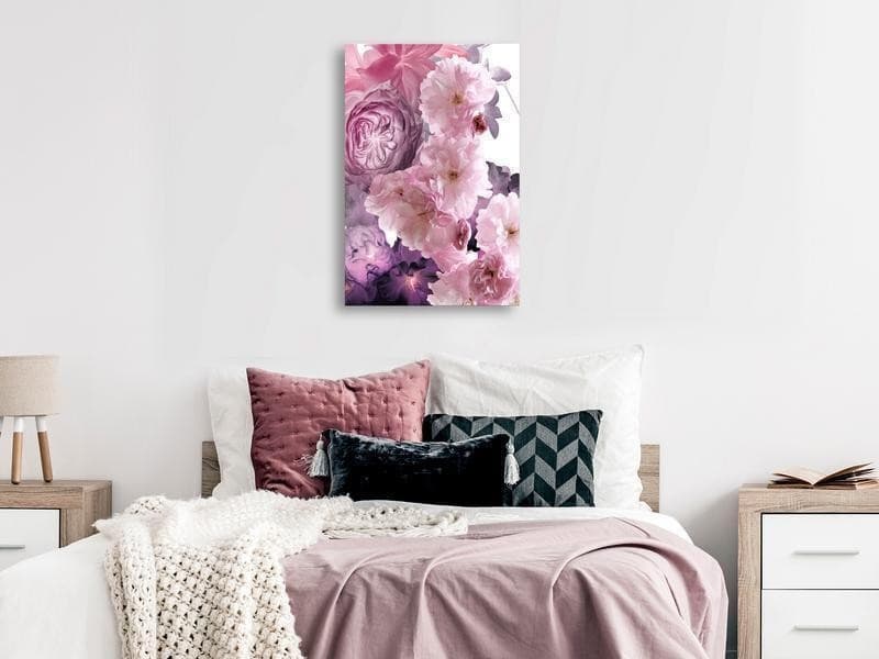 Quadro - Garden of Floral Scents (1-part) - Nature in Shades of Pink in Poster e stampe Collezione Casa - Trebisacce, commercioVirtuoso.it