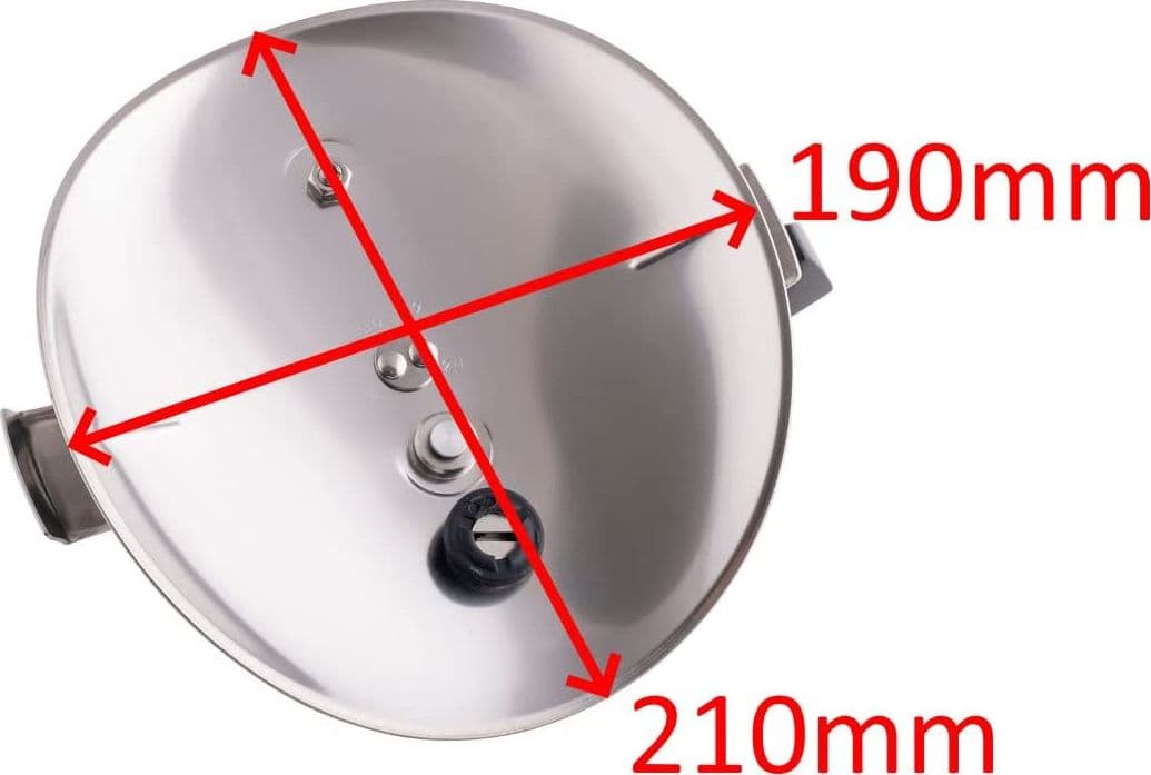 Lagostina LS-090002000107 Coperchio in acciaio Inox pentola pressione, ø 220 mm in prodotto EuroStore07 - Alatri, commercioVirtuoso.it