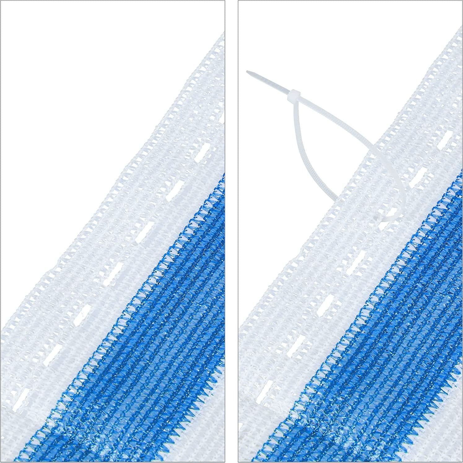 RETE OMBREGGIANTE 90% BIANCA E BLU ASOLE RINFORZATE - - mt.50x2h - FER 430906 in prodotto EuroStore07 - Alatri, commercioVirtuoso.it