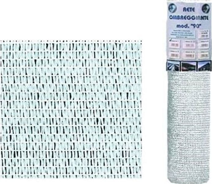 RETE OMBREGGIANTE 90% BIANCA ASOLE RINFORZATE - mt.50x1,5h - FER 430845 in prodotto EuroStore07 - Alatri, commercioVirtuoso.it