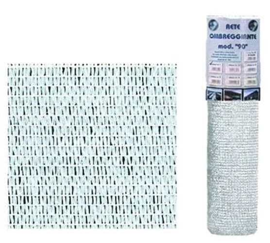 RETE OMBREGGIANTE 90% BIANCA ASOLE RINFORZATE -- mt.50x2h - FER 430852 in prodotto EuroStore07 - Alatri, commercioVirtuoso.it
