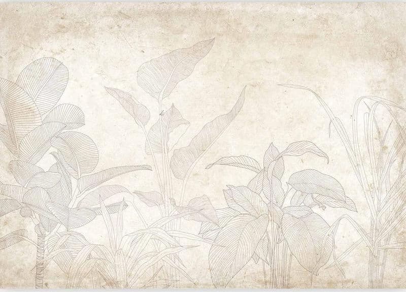 Carta da parati - Subtle Exotic Plants in Carta da parati Collezione Casa - Trebisacce, commercioVirtuoso.it