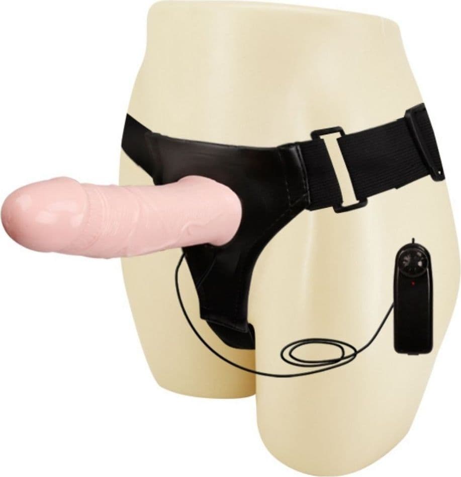Baile strap-on con dildo realistico vibrante 17 cm in Dildo realistici Sexy Tentazioni - Siracusa, commercioVirtuoso.it