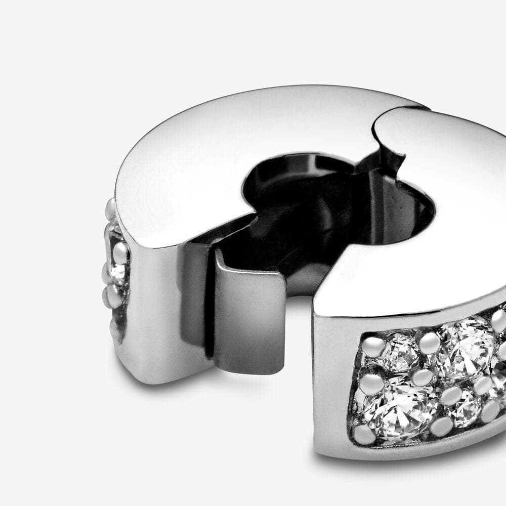 PANDORA Clip con pavé in Bead Charm Alba Gioielli - Casoria, commercioVirtuoso.it