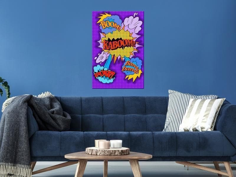 Quadro - Kaboom! (1 Part) Vertical in Poster e stampe Collezione Casa - Trebisacce, commercioVirtuoso.it